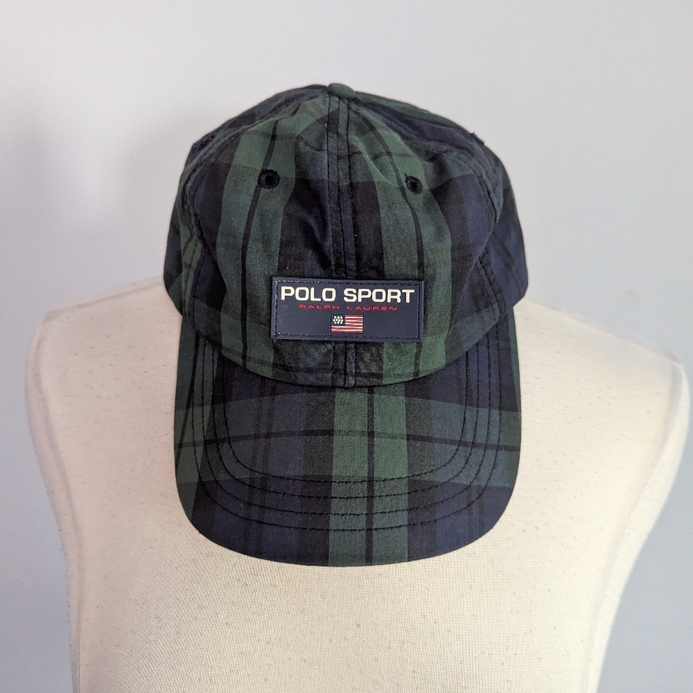 Vintage Men's Polo Sport By Ralph Lauren Plaid With Red Fleece RARE